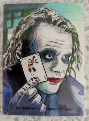 The Joker (Heath Ledger) stunning Sketch Card by Don Pedicini Jr - Image 1 of 2