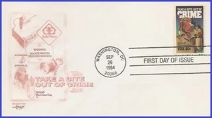 USA5 #2102 U/A ARTMASTER FDC Crime Prevention - Bild 1 von 1