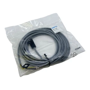Festo KMEB-1-24-5-LED Cavo presa 151689 24V DC 3 poli 5m ø5,2mm IP65 - Foto 1 di 12