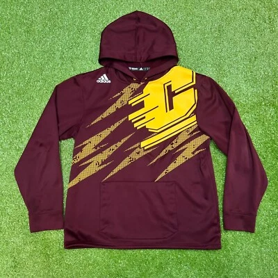 Sudadera Pullover Central Michigan Chippewas Adidas Estampado Gráfico Talla Pequeña CMU Foto 1 de 3