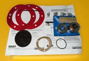 GAST 45-200 LUBRICATED AIR MOTORS SERVICE REPAIR KIT - Picture 1 of 12