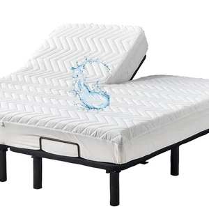 Waterproof Quilted Split Top King Mattress Protector Pad for Adjustable Bed w... - Picture 1 of 7