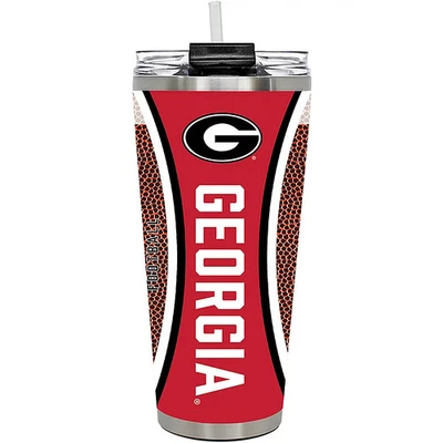 Georgia Bulldogs Big Slim Game Ball 32 oz Tumbler - Image 1 of 2