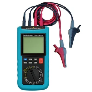 Tester Resistenza Cavo Elettrico Digitale Cavo Filo Lunghezza Misuratore Ohm Resistan... - Foto 1 di 9