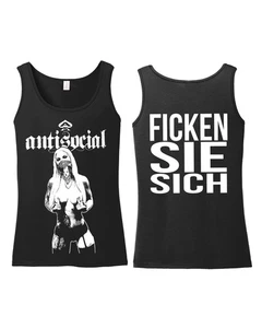 ANTISOCIAL Damen Tanktop Shirt 'Ficken Sie Sich 2025' - S, M, L, XL, XXL - NEU - Bild 1 von 1