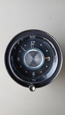 Oldsmobile 1960 Reloj de tablero Borg Delavan WI EE. UU. Original GM 1960 Cromo Foto 1 de 4