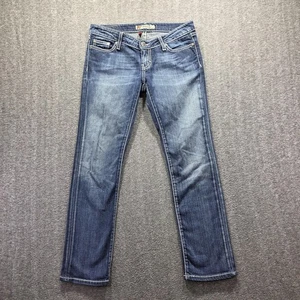 BKE Sabrina Jeans Damen 26 blau Stretch Bootcut Pattentasche Denim bestickt - Bild 1 von 12