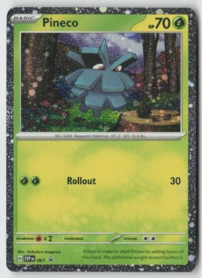 Pineco - 061 - SV: Scarlet & Violet Promo Cards Holo - PTCG - Image 1 of 2