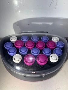 Remington Ionic Conditioning Hair Setter 20 velvet hair rollers h5600 tested - Picture 1 of 5