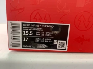 Nike Kyrie Infinity TB Promo Gr. 15,5 MidnightNavy/White (DX6653-401) NEU - Bild 1 von 7