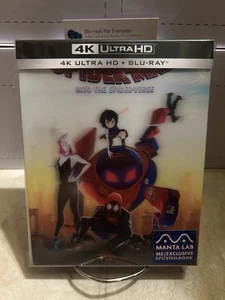 Spider-Man Into the Spider-Verse 4K Double Lenticular B SteelBook MANTA LAB ME71 - Picture 1 of 17