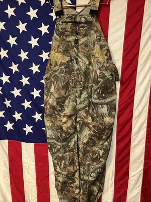 ADVANTAGE TIMBER Bill Jordan LIBERTY Camo Bib Overalls Bibs 46 Regular - NWT - Image 1 of 4
