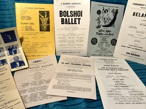 Vintage 60s Portland OR Play Bills Celebrity Attractions Ballet Concert Programs - Picture 1 of 10