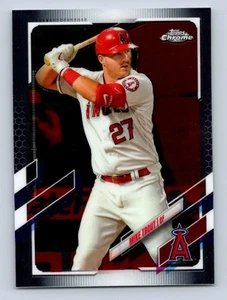 2021 Topps Chrome #27 Mike Trout Angels - Picture 1 of 2