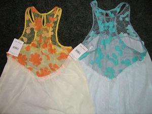 NEW FREE PEOPLE Grecian GAUZE Floral TUNIC Shirt XS S L - Picture 1 of 24