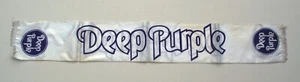 vintage DEEP PURPLE SCARF official DEEP PURPLE band scarf DEEP PURPLE band FLAG - Bild 1 von 6