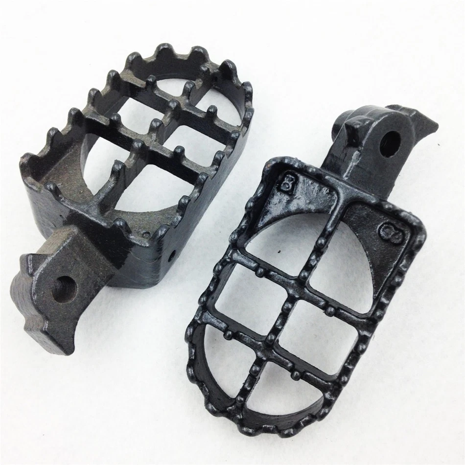 Gunmetal Foot Peg For Honda CRF100F 50F 70F 80F 150R XR100R 50R 70R 80R Kawasaki Foto 1 de 4