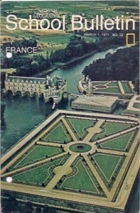 national geographic-SCHOOL BULLETIN-mar 1,1971-FRANCE. - Picture 1 of 3