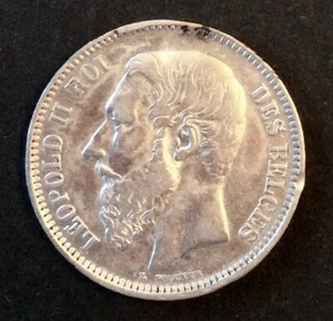 Belgique - Léopold II - Très Jolie monnaie 2 Francs 1867 (2) - Picture 1 of 2
