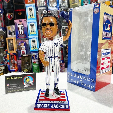 REGGIE JACKSON New York Yankees Cooperstown "Hall of Fame" MLB Bobblehead Cover