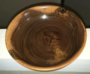 Hawaiian Kolohala Wood Art Bowl ~Local Artist~Gallery & Collector Quality~Gift - Picture 1 of 10