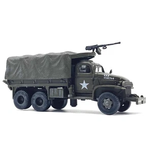 New 1/72 WWII US Army GMC CCKW 353 Truck Simulation Military Model Toy For Kid - Picture 1 of 10