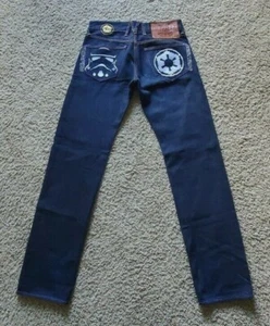Yoropiko Jeans X Star Wars Storm Troopers blau Herren 30 YORO3799 RMC Grabstein - Bild 1 von 12