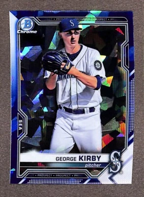2021 Bowman Chrome Sapphire #BCP-117 George Kirby - Image 1 of 3