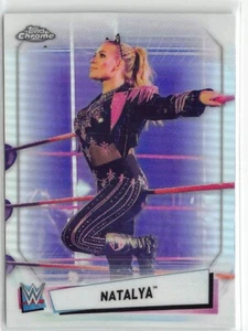 2021 Topps Chrome WWE Natalya Refractor Parallel #62 - Bild 1 von 2