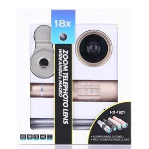 Telephoto Camera Lens for iPhone Android Telescope Tripod wide angle and macro - Picture 1 of 7