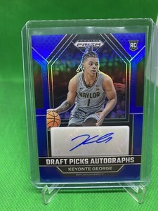 2023 Prizm Draft Picks Keyonte George #DPA-KYG Blue Prizm RC Auto /125