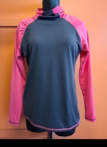 Champion Dri Fit Pink & Gray Long Sleeve Tee Size Large. #10 - Picture 1 of 7