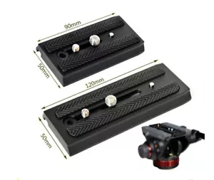 501PL Quick Release Plate 120mm 90mm For Manfrotto For 501 500AH 502AH 503HDV - Picture 1 of 10