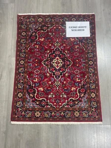 Schöner Nahavand Orientteppich  Perserteppich GEREINIGT WASHED 136cmx102cm G0007 - Bild 1 von 13