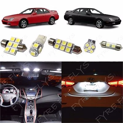 8x Kit paquete interior luces LED blancas para Honda Prelude HL1W 1997-2001 Foto 1 de 4