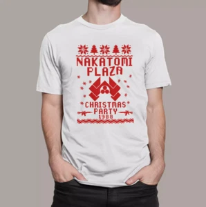 NAKATOMI PLAZA CHRISTMAS PARTY 1988 T SHIRT XMAS DIE HARD ADULTS GIFT FUNNY - Picture 1 of 5