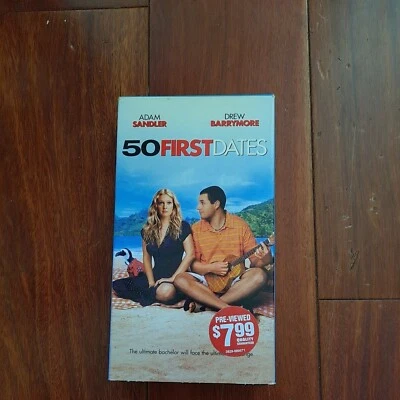50 First Dates (VHS, 2004) Adam Sandler Drew Barrymore --  - Image 1 of 3