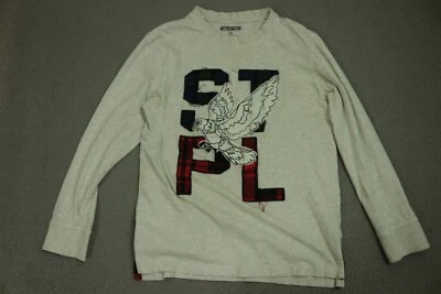Staple Pigeon Brand Sweater Men's Size Small Gray Patch Work - Image 1 of 4