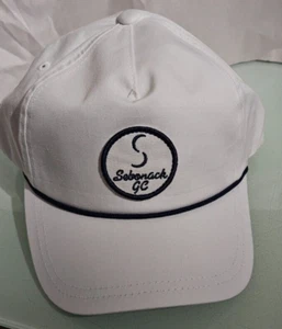 American Needle SEBONACK GOLF CLUB gorra blanca con correa - Imagen 1 de 3