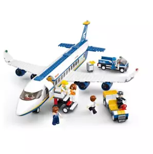 463pcs No Box City Cargo Aircraft Building Blocks Airport Plane Educational Toy - Picture 1 of 4