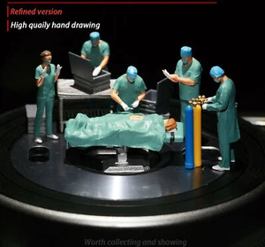 Figura pintada BN 1:64 mini modelo miniatura diorama médico quirúrgico paciente - Imagen 1 de 13