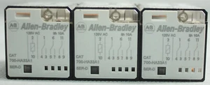 Lot of 3 Allen-Bradley 700-HA33A1 SER D 120V Relay - Picture 1 of 7