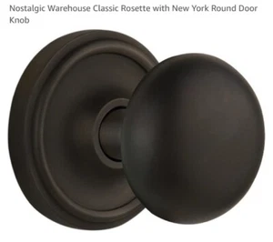 Nostalgic Warehouse 704786, Passage-2.375", Oil Rubbed Bronze Classic Rosette... - Bild 1 von 4