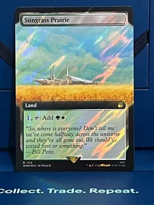 MTG Dr. Who Sungrass Prairie Extended Art Surge Foil Rare NM/M WHO - Picture 1 of 1