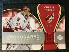 2007-08 Upper Deck Trilogy Honorary Swatches #HSCJ Curtis Joseph