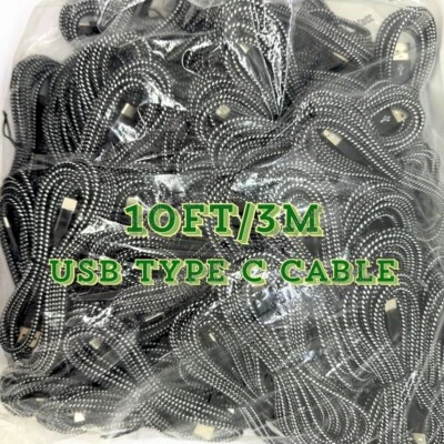 USB C Type C Charger Cable Fast Charging Lot for Samsung S23 S20 S21 S22 S9 Cord - Image 1 of 4