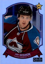 2014-15 O-Pee-Chee Platinum Retro Rainbow #98 Joey Hishon   