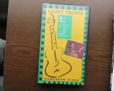 Happy Traum Guitar Building Blocks Bass Runs VHS Tape - Image 1 of 3