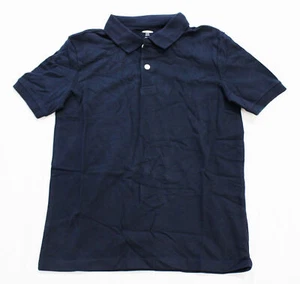 Old Navy Boy's Uniform Built-In Flex Pique Polo AS9 Ink Blue Medium (8) NWT - Picture 1 of 3