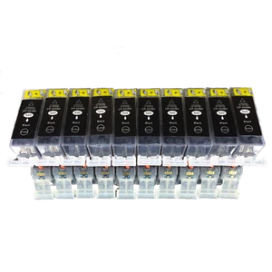 10 Patronen für Canon PIXMA IP3600 MP540X MP980 MP990 MX859 MX860 MX870 mit CHIP - Bild 1 von 1